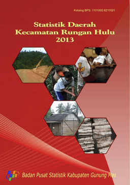 Statistik Daerah Kecamatan Rungan Hulu 2013