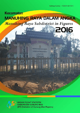 Manuhing Raya Subdistricts In Figures 2016