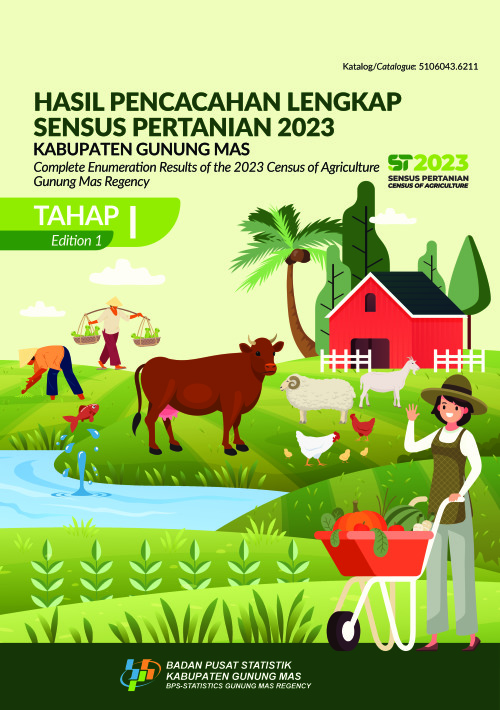 Hasil Pencacahan Lengkap Sensus Pertanian 2023 - Tahap I Kabupaten Gunung Mas